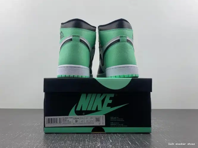 Reps LUCY High Jordan OG Green 1 Glow Air DZ5485-130 0420